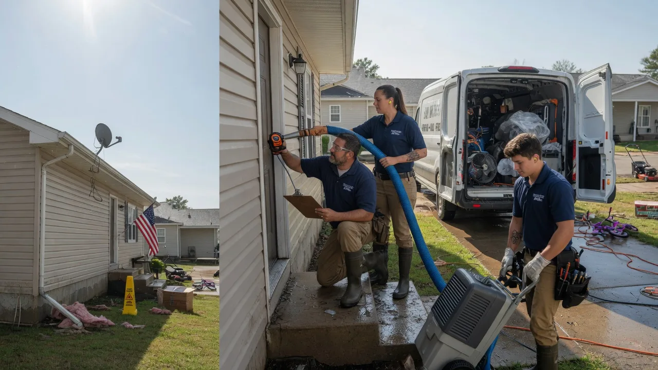 Ceiling Water Damage Restoration in Round Lake, IL near me
